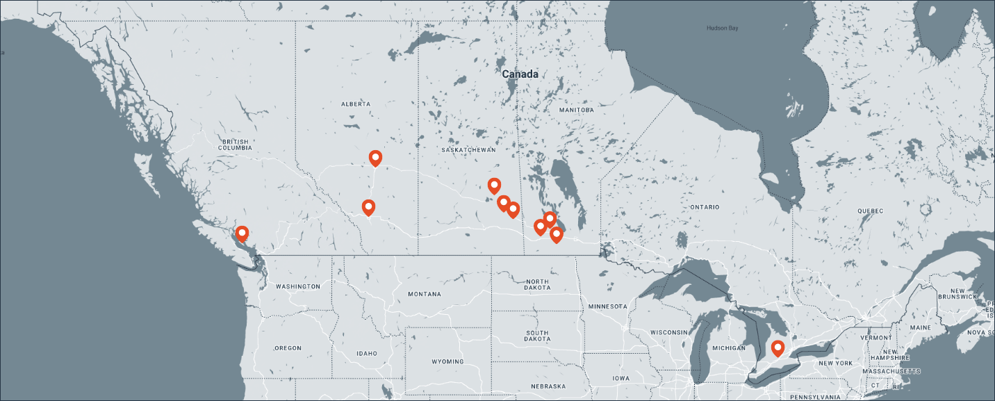 KPIC locations map